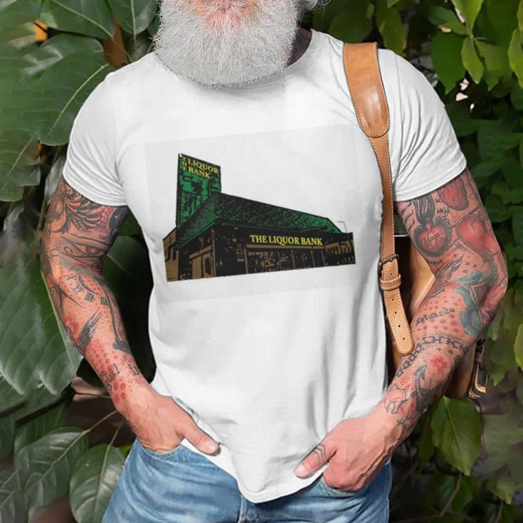 The Liquor Bank Unisex T-Shirt Gifts for Old Men