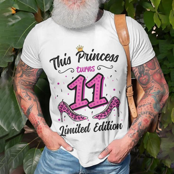 This Princess Turns 11 Girl 11Th Birthday Unisex T-Shirt Gifts for Old Men