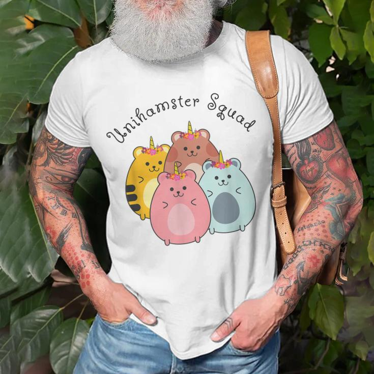 Unihamster Squad Goals Adorable Hamster Friends Unisex T-Shirt Gifts for Old Men