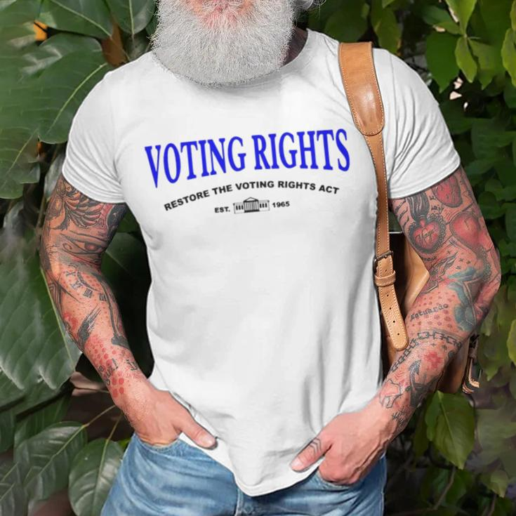 Voting Rights Restore The Voting Rights Act Unisex T-Shirt Gifts for Old Men