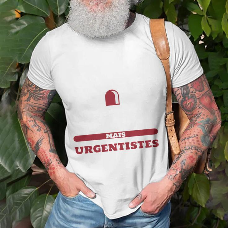 Weißes T-Shirt mit Aufdruck Hats Urgentistes & Grafiksymbol, Trendiges Tee Geschenke für alte Männer