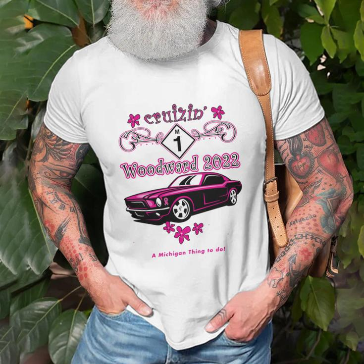 Woodward Cruise 2022 Motif T-shirt Gifts for Old Men