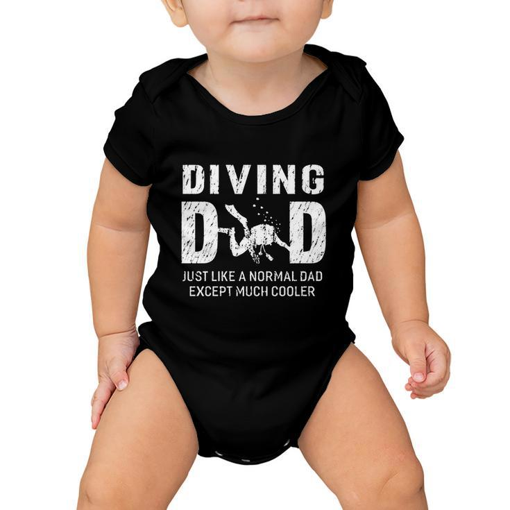 Diving Dad Gifts For Father Scuba Baby Onesie