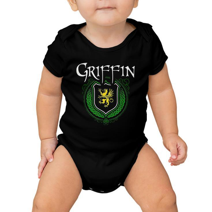 Griffin Surname Irish Last Name Griffin Family Crest Baby Onesie
