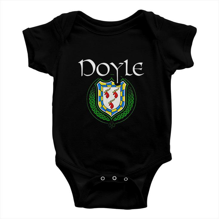 Doyle Surname Irish Last Name Doyle Family Crest Baby Onesie