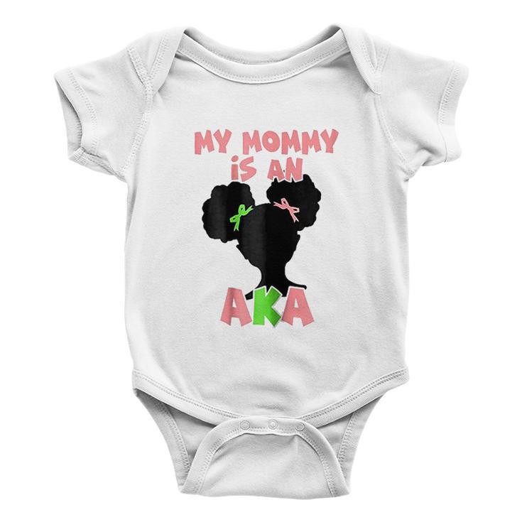 My Mommy Is An Aka V2 Baby Onesie - Thegiftio