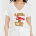 Crawfish King Crawfish Boil Party Festival Women V-Neck T-Shirt