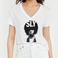 Sly Stone Portrait Tshirt Women V-Neck T-Shirt