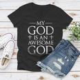 Holy Bible Christian Gift Cross Jesus Christ Devo Prayer  V3 Women V-Neck T-Shirt