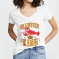 Crawfish King Crawfish Boil Party Festival Women V-Neck T-Shirt