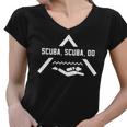 Scuba Scuba Do Funny Diving   V3 Women V-Neck T-Shirt