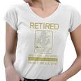 Navy Chief Retired I Still Do Women V-Neck T-Shirt