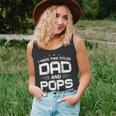 Mens I Have Two Titles Dad And Pops Funny Fathers Day Gift Unisex Tank Top