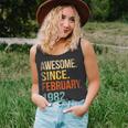 41Th Birthday Gifts 41 Year Old Awesome Since February 1982 Unisex Tank Top