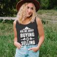 Ask Me About Buying Or Selling A House Real Estate Agent Unisex Tank Top
