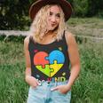 Autism Awareness- Be Kind Puzzle Heart Kindness Unisex Tank Top