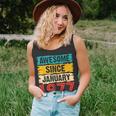 Awesome Since Januar 1977 Unisex TankTop, Einzigartiges 46. Geburtstag Design