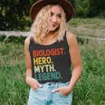 Biologist Hero Myth Legend Vintage Biologie Tank Top