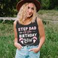 Birthday Cow Step Dad Of The Birthday Girl Farming Barnyard Unisex Tank Top