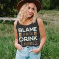 Blame It On The Drink Package Funny Cruise Unisex Tank Top