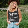 Dad Tax Funny Dad Tax Definition Fathers Day Unisex Tank Top