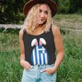 Greece Flag Egg Bunny Ears Greek Easter Sunday Unisex Tank Top