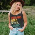 Husband Hero Myth Legend Retro Vintage Ehemann Tank Top