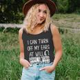 I Can Turn Off Ears Impaired Hard Of Hearing Deaf Funny Gift Men Women Tank Top Graphic Print Unisex