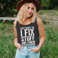 I Fix Stuff And I Know Things Mechanic Unisex Tank Top