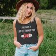 I Tolerate A Lot Of Things But Not Gluten Celiac Disease V2 Unisex Tank Top