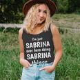 Im Just Sabrina Over Here Doing Sabrina Things Custom Name Unisex Tank Top
