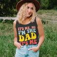 Its Me Hi Im The Dad Its Me For Dad Fathers Day Groovy Unisex Tank Top