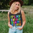 Its My Birthday Sign My Backside Please Funny Birthday Unisex Tank Top