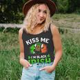 Kiss Me Im Black Irish St Patricks Day Leprechaun Hat Unisex Tank Top