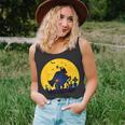 Klassisches Retro- „Kopfloser Reiter“ Sleepy Holloween Moon Tank Top