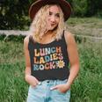 Lunch Ladies Rock Retro Lunch Ladies Squad Cafeteria Crew Tank Top
