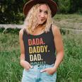 Mens Dada Daddy Dad Bruh Fathers Day Funny Dad Life Vintage Unisex Tank Top