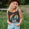 Mens Dadsaurus Dad Dinosaur Vintage For Fathers Day Unisex Tank Top