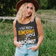 Mens Funny Machinist Operator Vintage Fathers Day Gift For Dad Unisex Tank Top