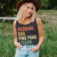 Mens Funny Ping Pong Husband Dad Table Tennis Legend Vintage Unisex Tank Top