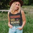 Mens Husband Dad Mowing Legend Lawn Care Gardener Father Funny V2 Unisex Tank Top