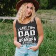 Mens I Have Two Titles Dad And Grandpa Funny Fathers Day V2 Unisex Tank Top