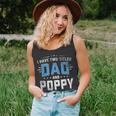 Mens I Have Two Titles Dad And Poppy I Rock Them Both Vintage Unisex Tank Top