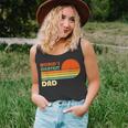 Mens Worlds Okayest Dad - Funny Father Gift - Retro Vintage Unisex Tank Top