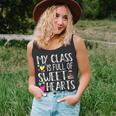 My Class Is Full Of Sweethearts Teacher Funny Valentines Day V2 Unisex Tank Top