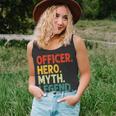 Officer Hero Myth Legend Retro Vintage Polizistin Tank Top