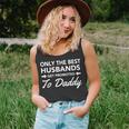 Only The Best Husbands Get Promoted To Daddy New Dad Unisex Tank Top
