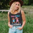 Pink Or Blue Cousin Loves You Black Baby Gender Reveal Party Tank Top
