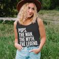 Pops The Man Der Mythos Die Legende Dad Tank Top