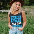 Backprint Ich Bin Älter Als Das Internet Tank Top